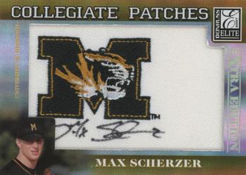 2007 Donruss Elite Extra Edition - Collegiate Patches #CP-MS Max Scherzer Front