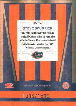 2007 Donruss Elite Extra Edition - School Colors #SC-12 Steve Spurrier Back