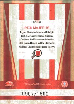 2007 Donruss Elite Extra Edition - School Colors #SC-16 Rick Majerus Back