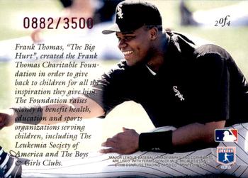 1996 Leaf Preferred - The Big Heart (Frank Thomas Foundation) #2 Frank Thomas Back