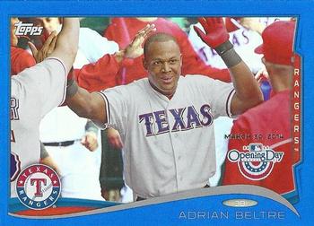 2014 Topps Opening Day - Blue #6 Adrian Beltre Front