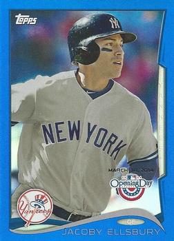 2014 Topps Opening Day - Blue #7 Jacoby Ellsbury Front