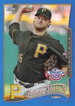 2014 Topps Opening Day - Blue #13 Gerrit Cole Front