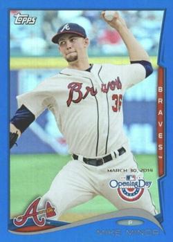 2014 Topps Opening Day - Blue #20 Mike Minor Front