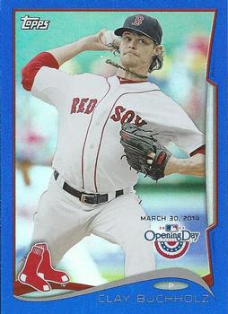 2014 Topps Opening Day - Blue #22 Clay Buchholz Front