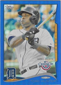 2014 Topps Opening Day - Blue #25 Torii Hunter Front