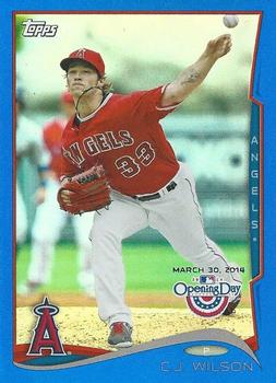 2014 Topps Opening Day - Blue #29 C.J. Wilson Front