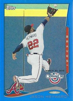 2014 Topps Opening Day - Blue #30 Jason Heyward Front