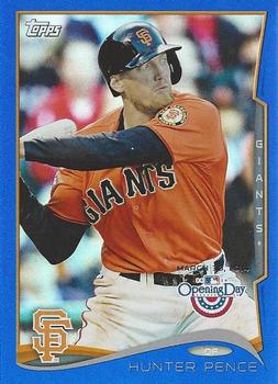2014 Topps Opening Day - Blue #31 Hunter Pence Front
