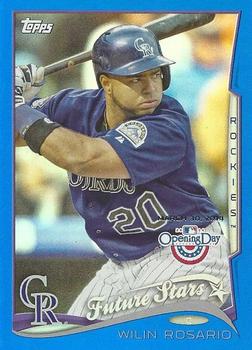 2014 Topps Opening Day - Blue #36 Wilin Rosario Front