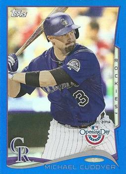 2014 Topps Opening Day - Blue #38 Michael Cuddyer Front