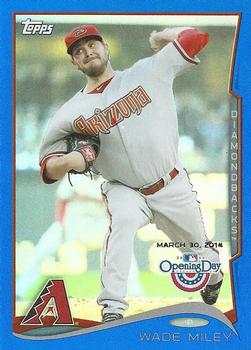 2014 Topps Opening Day - Blue #44 Wade Miley Front