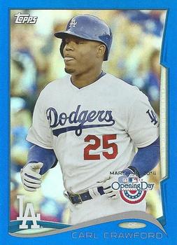 2014 Topps Opening Day - Blue #45 Carl Crawford Front