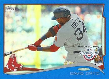 2014 Topps Opening Day - Blue #51 David Ortiz Front
