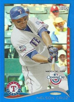 2014 Topps Opening Day - Blue #55 Nelson Cruz Front