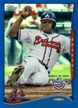 2014 Topps Opening Day - Blue #58 Justin Upton Front