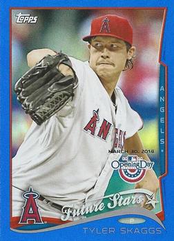 2014 Topps Opening Day - Blue #64 Tyler Skaggs Front