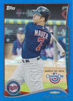 2014 Topps Opening Day #73 Joe Mauer Front