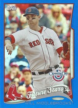 2014 Topps Opening Day - Blue #75 Will Middlebrooks Front