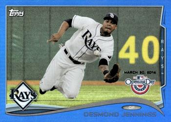 2014 Topps Opening Day - Blue #84 Desmond Jennings Front