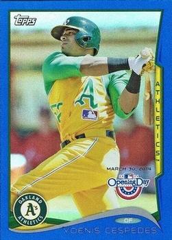 2014 Topps Opening Day #88 Yoenis Cespedes Front