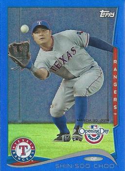 2014 Topps Opening Day - Blue #120 Shin-Soo Choo Front