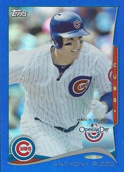 2014 Topps Opening Day - Blue #136 Anthony Rizzo Front