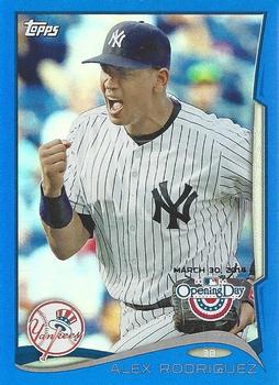 2014 Topps Opening Day - Blue #149 Alex Rodriguez Front