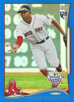 2014 Topps Opening Day - Blue #178 Xander Bogaerts Front