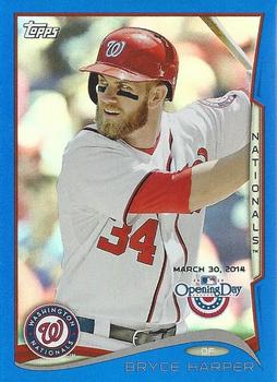 2014 Topps Opening Day - Blue #200 Bryce Harper Front