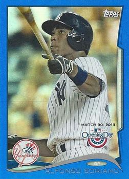 2014 Topps Opening Day - Blue #209 Alfonso Soriano Front
