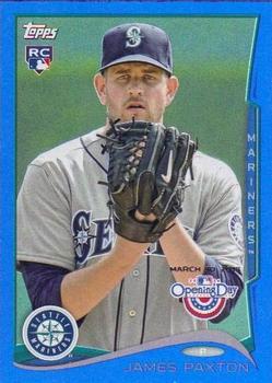 2014 Topps Opening Day - Blue #3 James Paxton Front