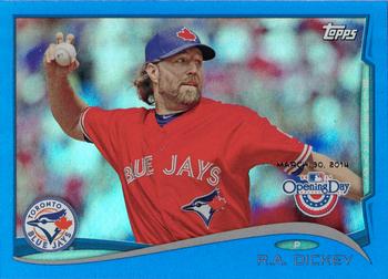 2014 Topps Opening Day - Blue #9 R.A. Dickey Front