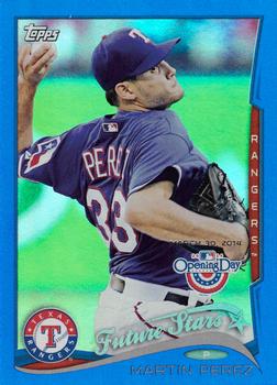 2014 Topps Opening Day - Blue #15 Martin Perez Front