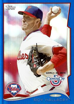 2014 Topps Opening Day - Blue #41 Roy Halladay Front