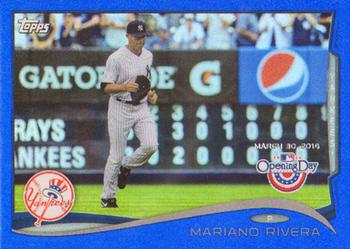 2014 Topps Opening Day - Blue #42 Mariano Rivera Front