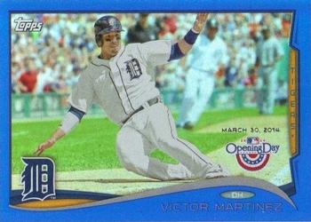 2014 Topps Opening Day - Blue #43 Victor Martinez Front