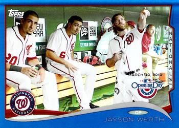 2014 Topps Opening Day - Blue #87 Jayson Werth Front