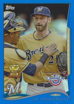 2014 Topps Opening Day - Blue #94 Jim Henderson Front