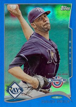 2014 Topps Opening Day - Blue #126 David Price Front