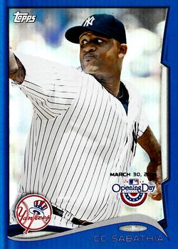 2014 Topps Opening Day - Blue #131 CC Sabathia Front