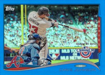 2014 Topps Opening Day - Blue #163 Chris Johnson Front