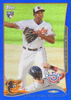 2014 Topps Opening Day - Blue #186 Jonathan Schoop Front