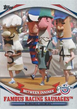 2014 Topps Opening Day - Between Innings #BI-6 Famous Racing Sausages Front