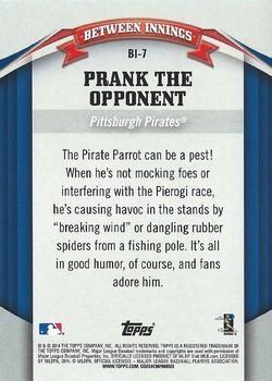 2014 Topps Opening Day - Between Innings #BI-7 Prank the Opponent Back