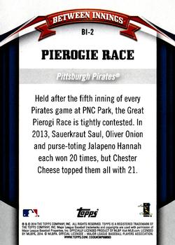 2014 Topps Opening Day - Between Innings #BI-2 Pierogie Race Back