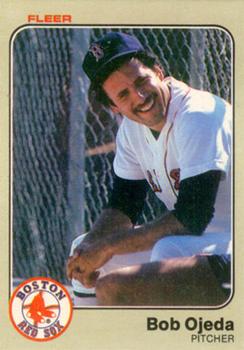 1983 Fleer #190 Bob Ojeda Front