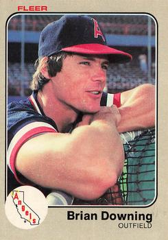 1983 Fleer #86 Brian Downing Front