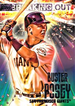2014 Topps Opening Day - Breaking Out #BO-5 Buster Posey Front