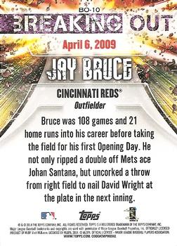 2014 Topps Opening Day - Breaking Out #BO-10 Jay Bruce Back